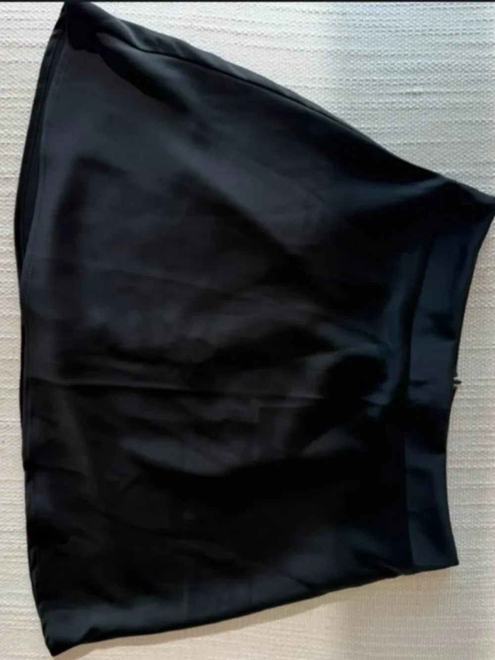 Forever 21 Black Satin Circle Skirt